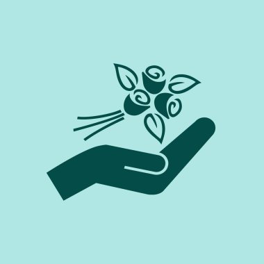 gül simge vektör çizim vektör 