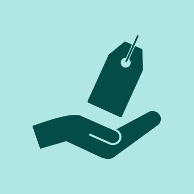 Fiyat kutsal kişilerin resmi, vektör simgesi