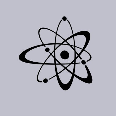 Atom işareti vektör simgesi