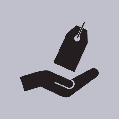 Fiyat kutsal kişilerin resmi, vektör simgesi