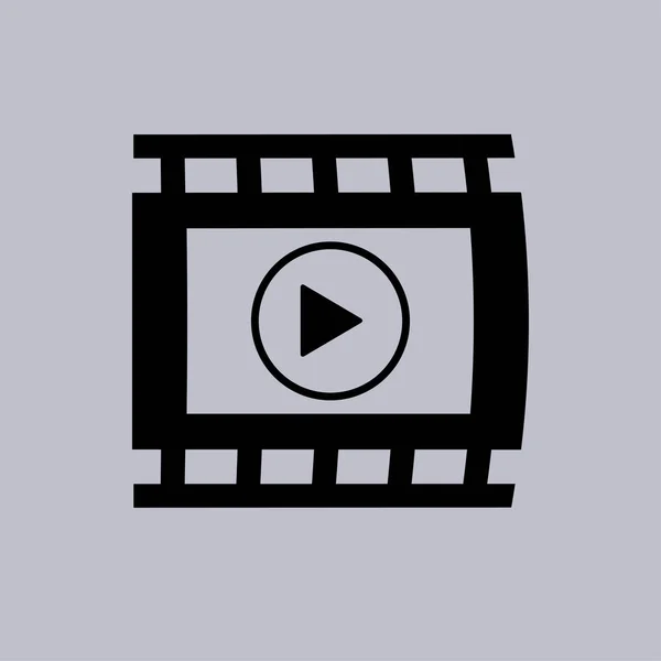 Εικονογράφηση Διανύσματος Εικονιδίου Βίντεο — Διανυσματικό Αρχείο