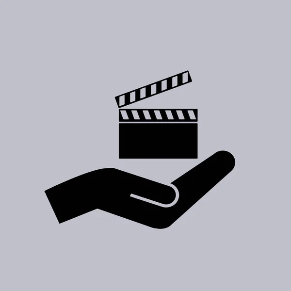 Εικονίδιο Βίντεο Σημάδι Κινηματογράφος — Διανυσματικό Αρχείο