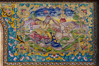 Bir mozaik Gülistan Sarayı, Tahran, Iran