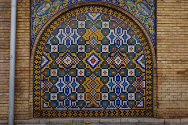 Bir mozaik Gülistan Sarayı, Tahran, Iran