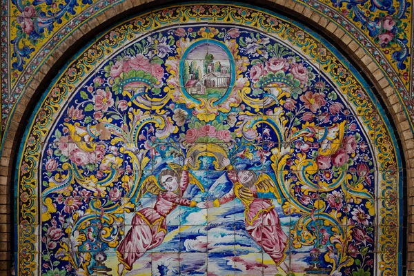 Bir Mozaik Gülistan Sarayı Tahran Iran — Stok fotoğraf