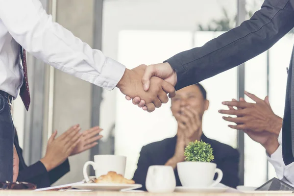 Team Teamwork Skaka Händerna Partnerskap Koncept — Stockfoto