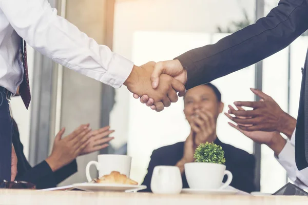 Team Teamwork Skaka Händerna Partnerskap Koncept — Stockfoto