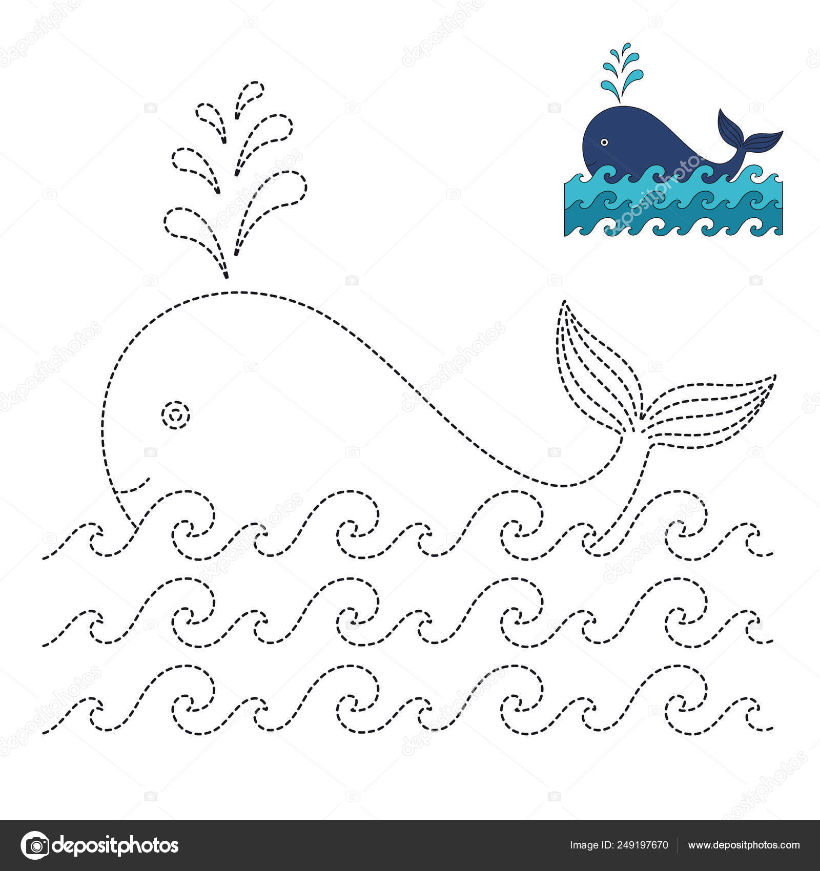 vector drawing worksheet preschool kids easy gaming level difficulty simple stock vector image by c olyaruta yandex ru 249197670