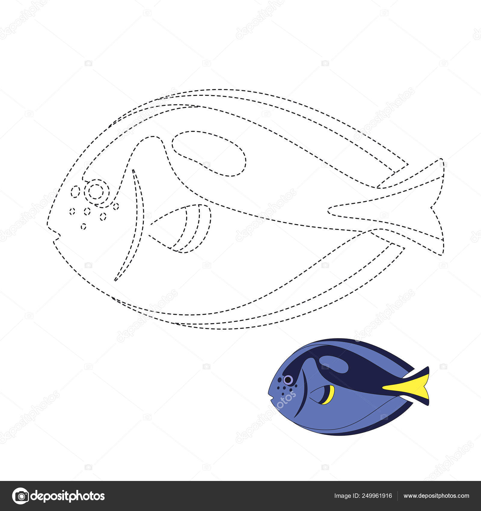 ナンヨウハギストックベクター ロイヤリティフリーナンヨウハギイラスト Depositphotos