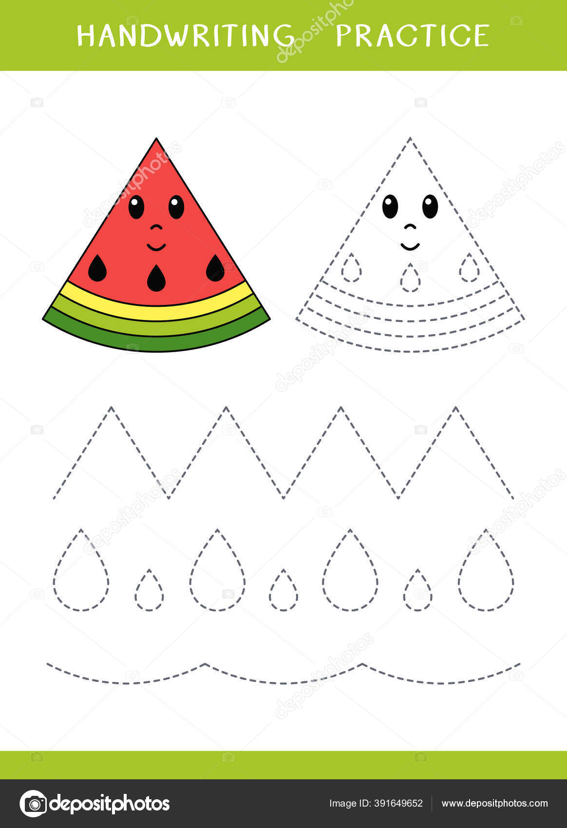 Handschriftliches Ubungsheft Einfaches Lernspiel Fur Kinder Vektorillustration Vektorgrafik Lizenzfreie Grafiken C Olyaruta Yandex Ru 391649652 Depositphotos