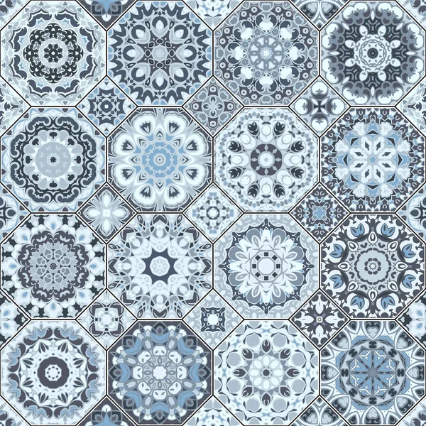 Mavi çinileri kümesi.