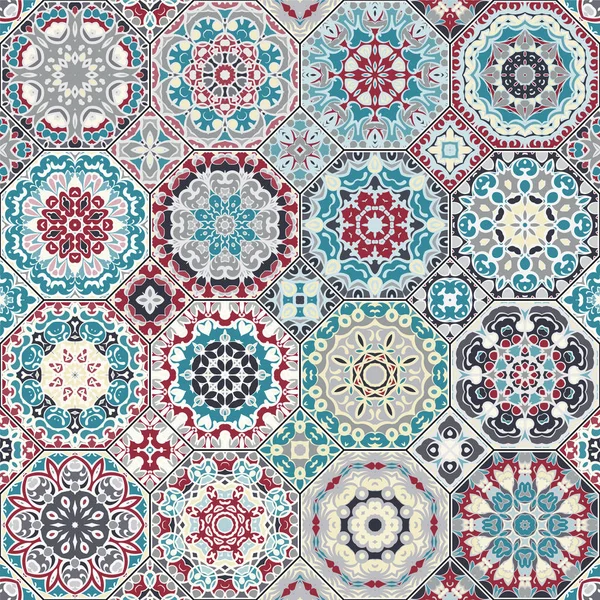 Bir dizi çok renkli fayans.