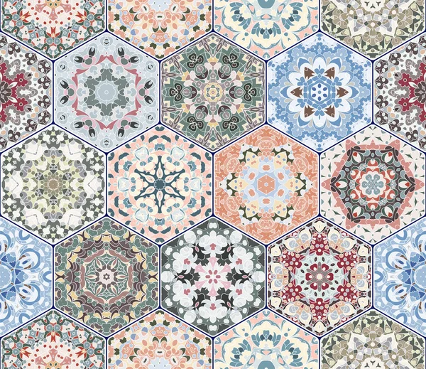 Vektör altıgen şekillerinin ayarla.