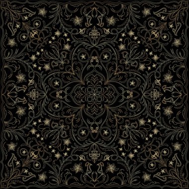 Eski Arap tarzı zarif süsleme.