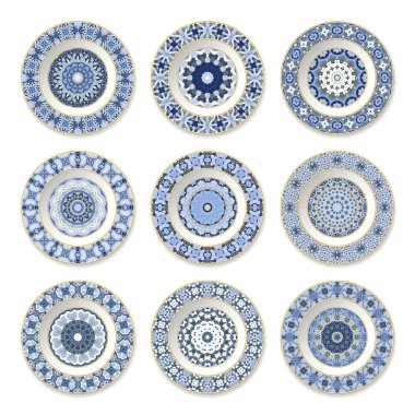 Dekoratif tabak seti