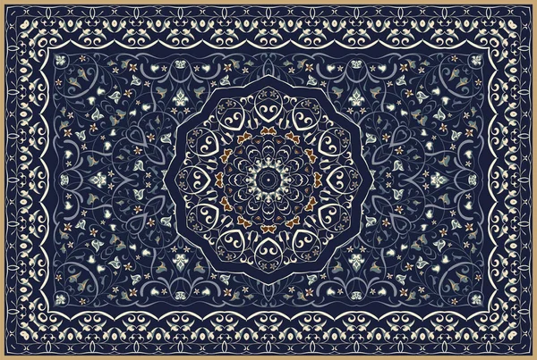 ペルシャ色のカーペット. — ストックベクタ