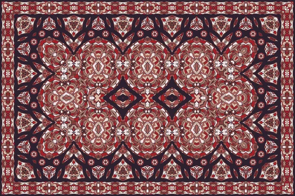 Перська-кольорові килим . — стоковий вектор