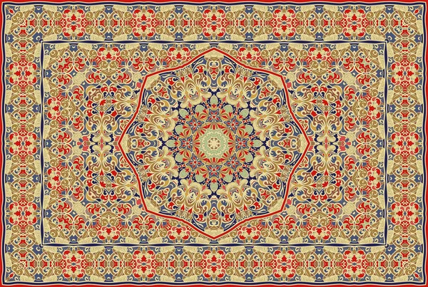 Tappeto colorato persiano. — Vettoriale Stock