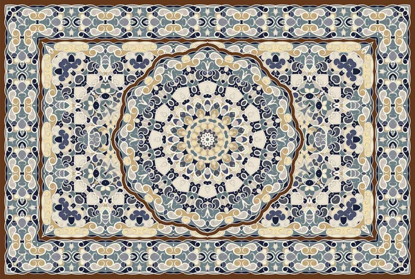 Tapis de couleur persane. — Image vectorielle