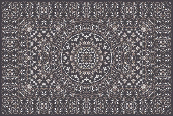 Perský koberec barevný. — Stockový vektor