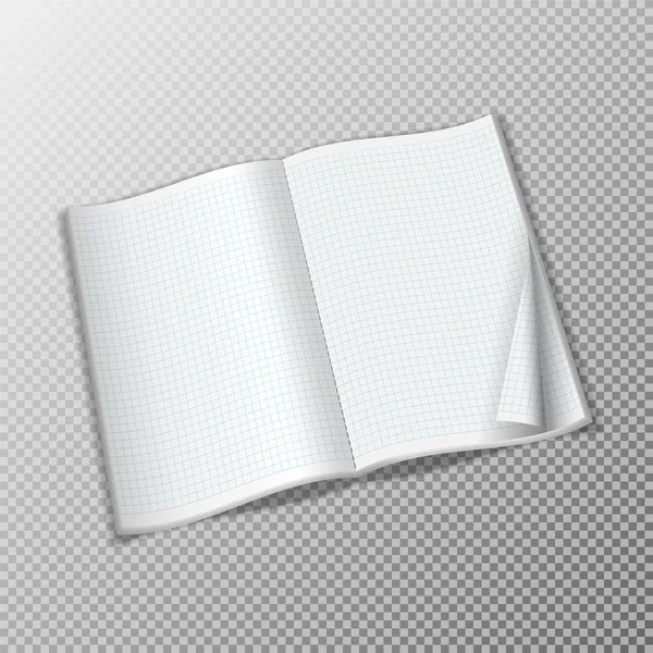 Brochure ouverte sur Mockup — Image vectorielle