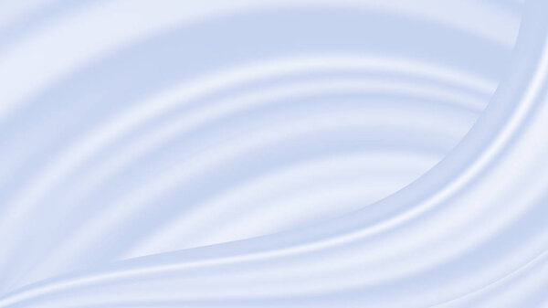 Realistic silk drapery