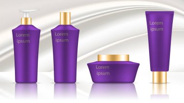 Mockup kozmetik konteyner