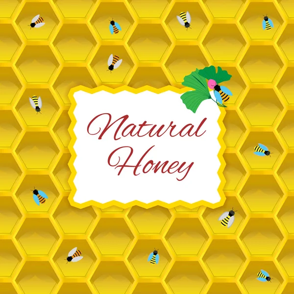 Natürliches Honigkonzept Stockillustration