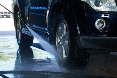 Araba sabun köpük yıkama