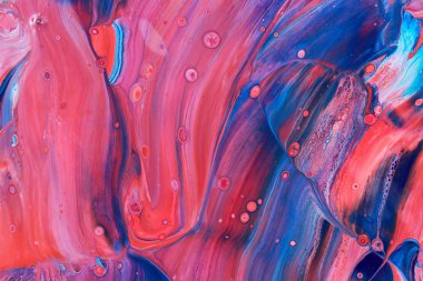 Lüks pembe ve mavi rengin soyut bir resmi.