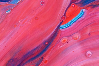 Lüks pembe ve mavi rengin soyut bir resmi.