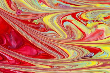 Oryantal tarzda renk kırmızı lüks ve kireç soyut bir resmi