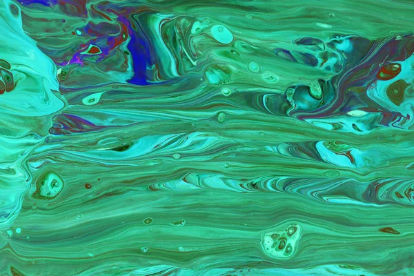 東洋風の高級アクアマリン色の抽象画 — ストック写真