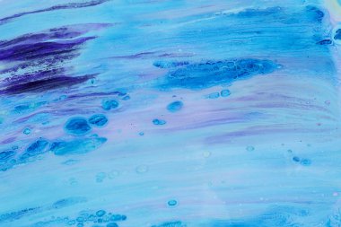 Oryantal tarzda renkli bir lüks mavi soyut bir resmi