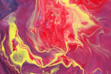 Lüks kırmızı bir boyanın soyut bir resmi.