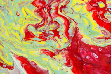 Oryantal tarzda renk kırmızı lüks ve kireç soyut bir resmi