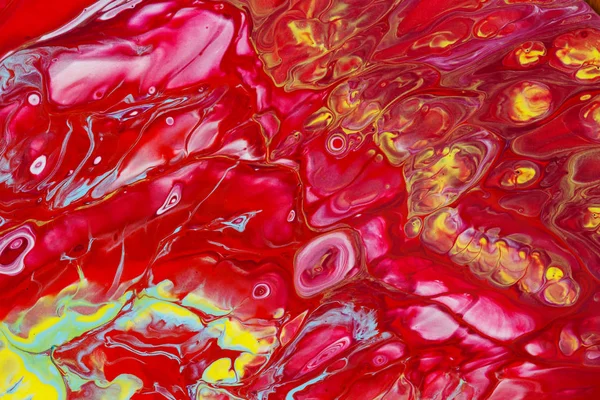 赤い塗料の抽象画 — ストック写真