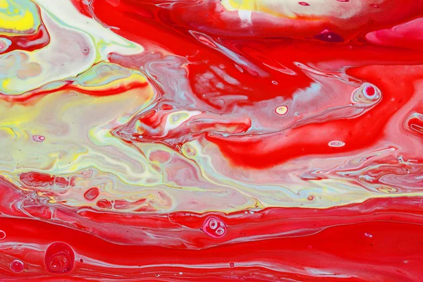 高級赤とライムの抽象画の色オリエンタル スタイル — ストック写真
