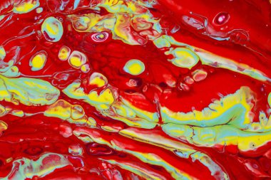 Oryantal tarzda renk kırmızı lüks ve kireç soyut bir resmi