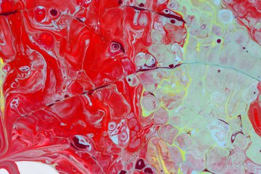 Oryantal tarzda renk kırmızı ve pembe bir lüks bir soyut resim