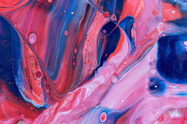 Lüks pembe ve mavi rengin soyut bir resmi.