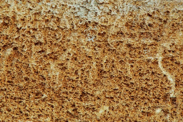 Rough Weathered Porous Sandstone Surface Texture Close — Stock Photo, Image