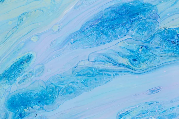 Pintura azul abstração — Fotografia de Stock