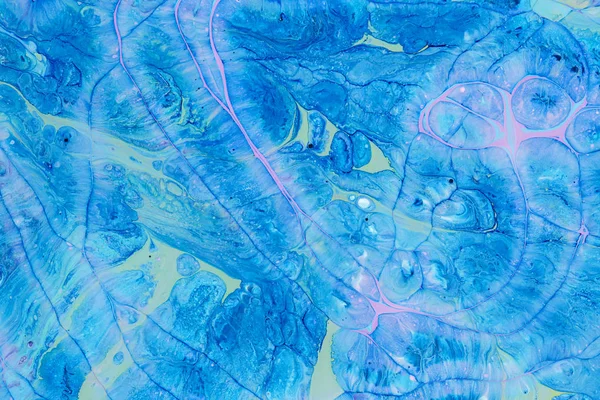 Pintura azul abstração — Fotografia de Stock