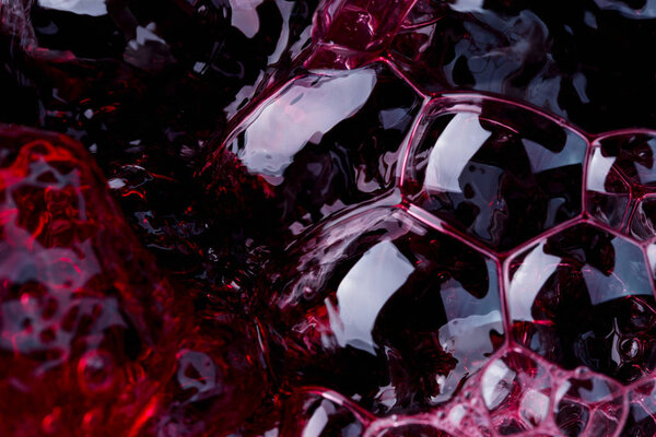 Розовые мыльные пузыри фона
