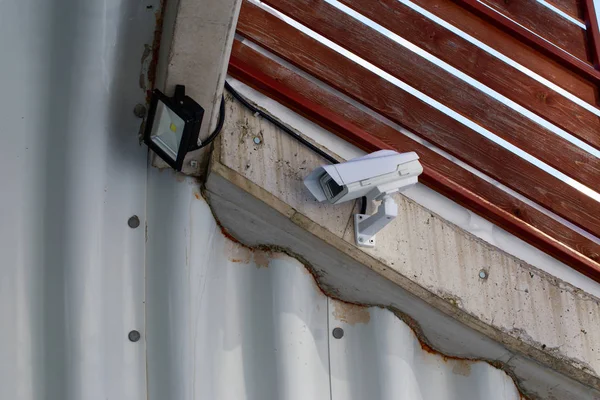 A câmara de vigilância — Fotografia de Stock