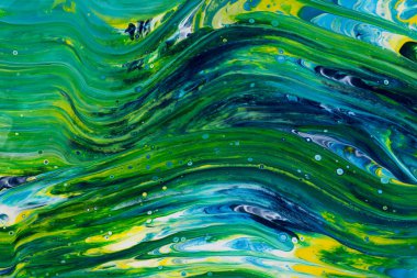 akrilik boya ile soyut resim