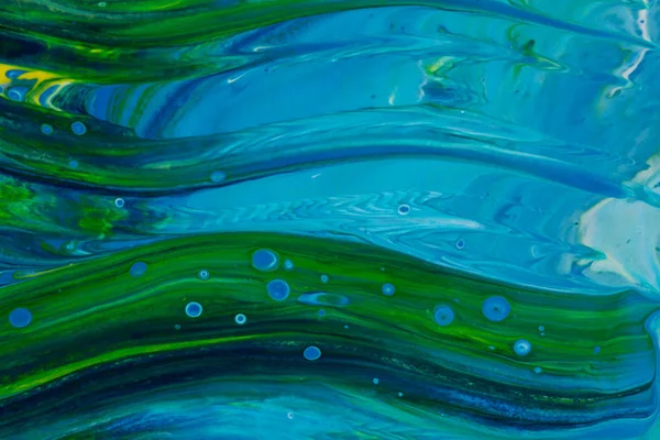Pintura abstracta con pinturas acrílicas — Foto de Stock
