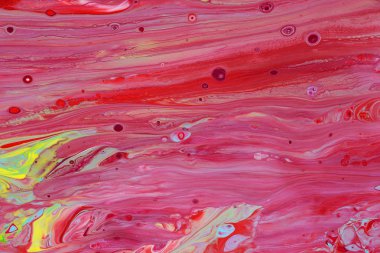 Pembe boyalar soyut resim