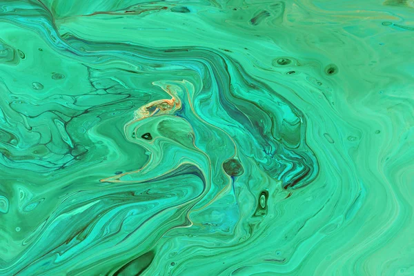 Abstraction of aquamarine paint — Stock Photo, Image